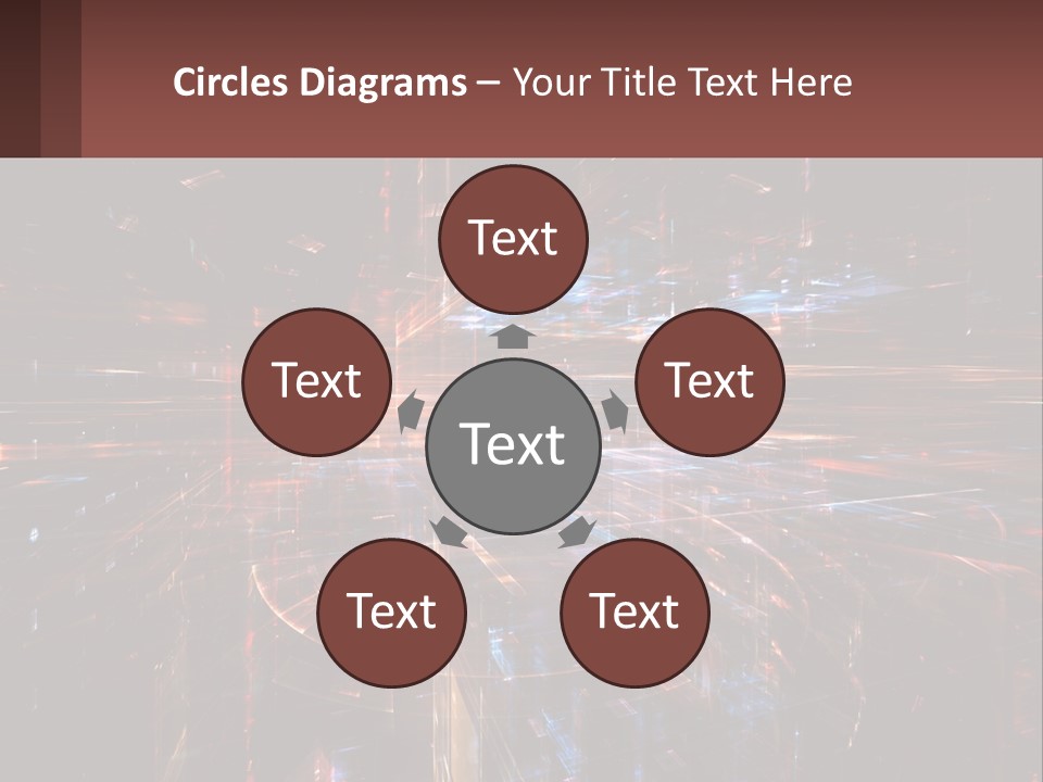 Night Photo Of The City With High Shutter Speed PowerPoint Template