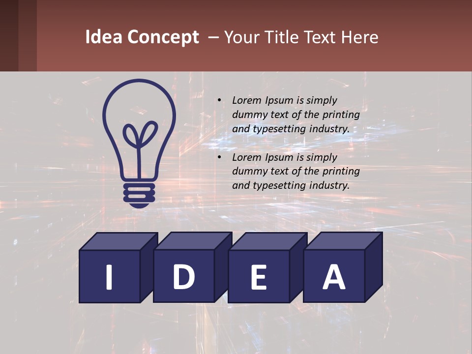 Night Photo Of The City With High Shutter Speed PowerPoint Template