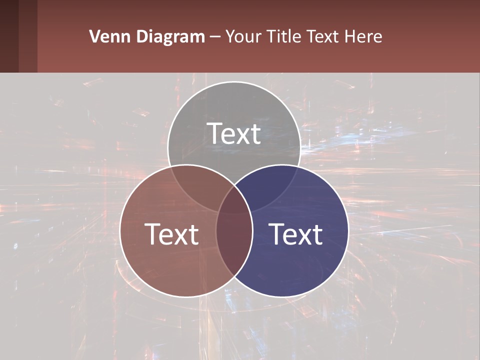 Night Photo Of The City With High Shutter Speed PowerPoint Template