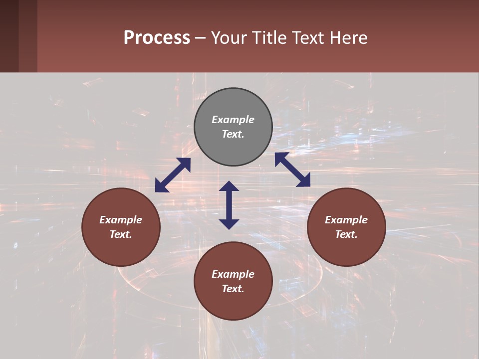 Night Photo Of The City With High Shutter Speed PowerPoint Template