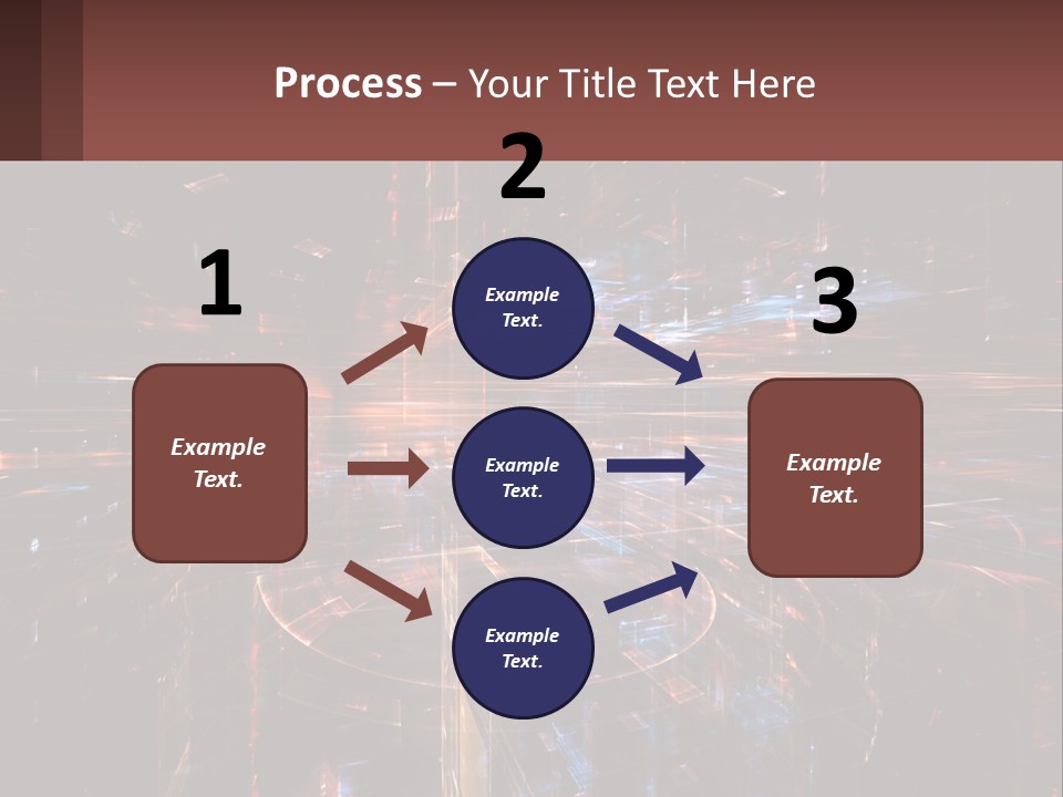 Night Photo Of The City With High Shutter Speed PowerPoint Template