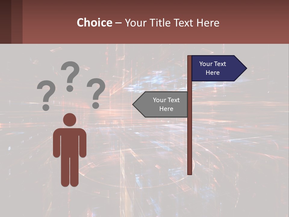 Night Photo Of The City With High Shutter Speed PowerPoint Template