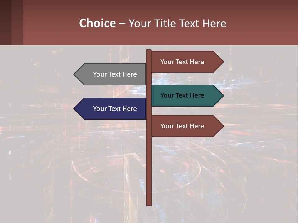 Night Photo Of The City With High Shutter Speed PowerPoint Template