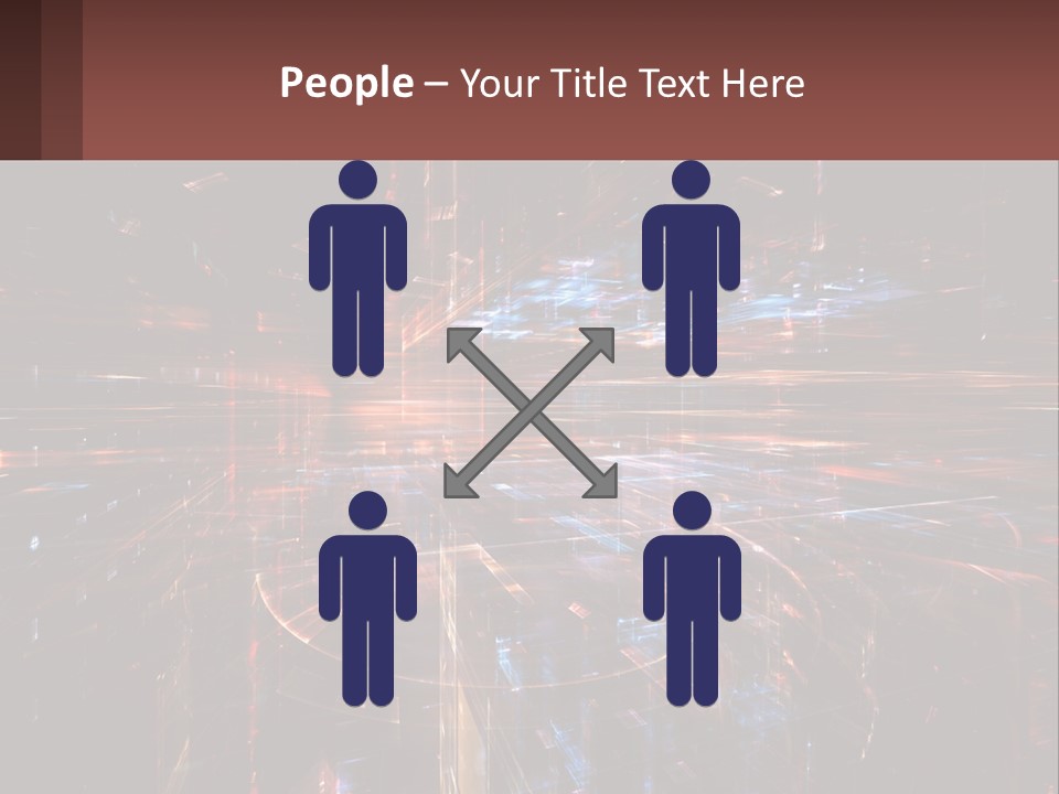 Night Photo Of The City With High Shutter Speed PowerPoint Template