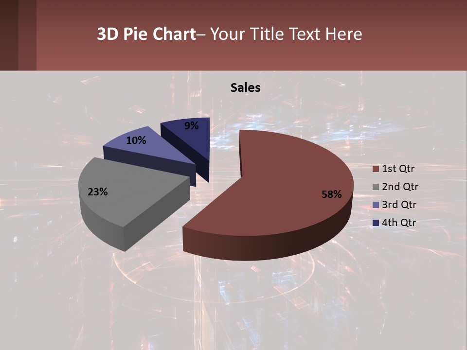 Night Photo Of The City With High Shutter Speed PowerPoint Template