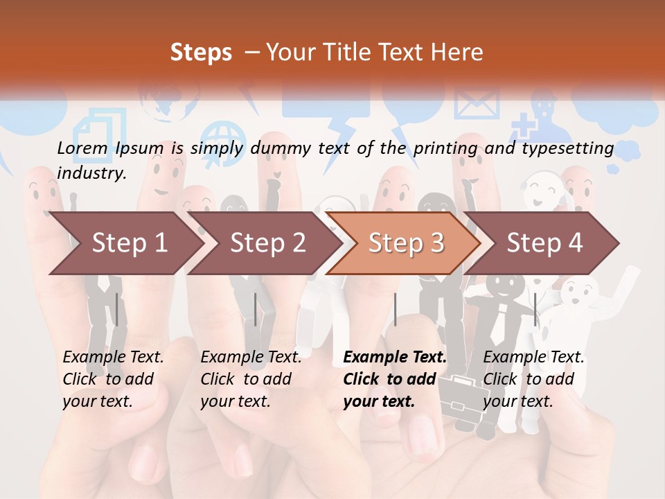 Team On Your Toes PowerPoint Template