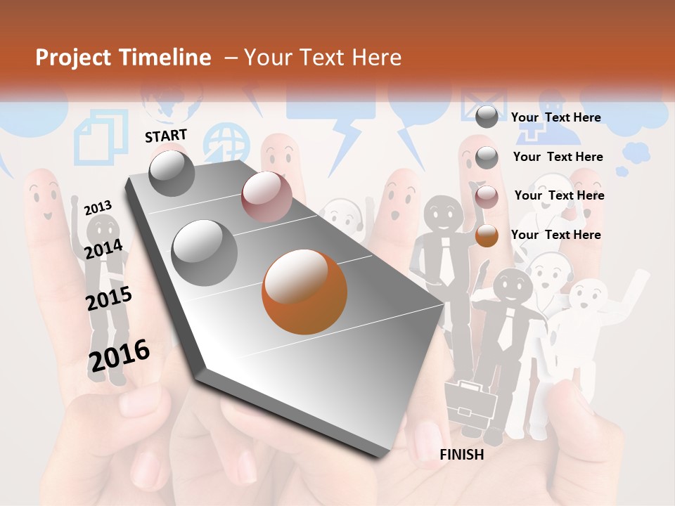 Team On Your Toes PowerPoint Template