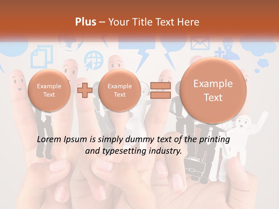 Team On Your Toes PowerPoint Template