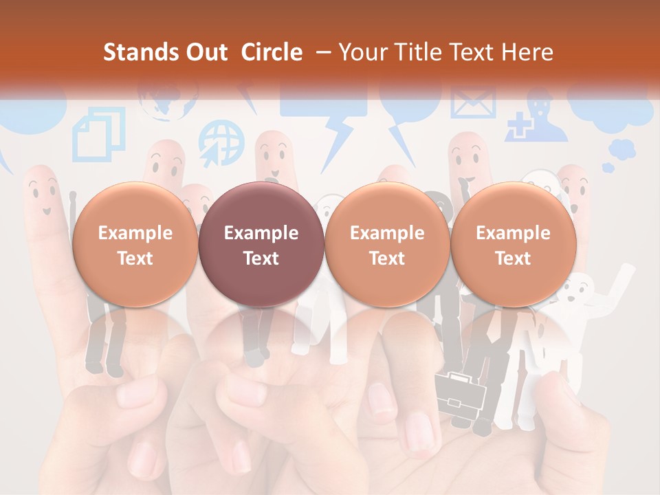 Team On Your Toes PowerPoint Template