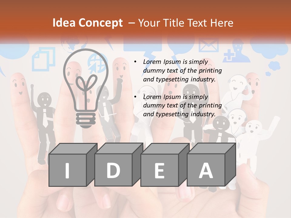 Team On Your Toes PowerPoint Template