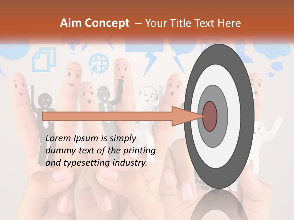 Team On Your Toes PowerPoint Template