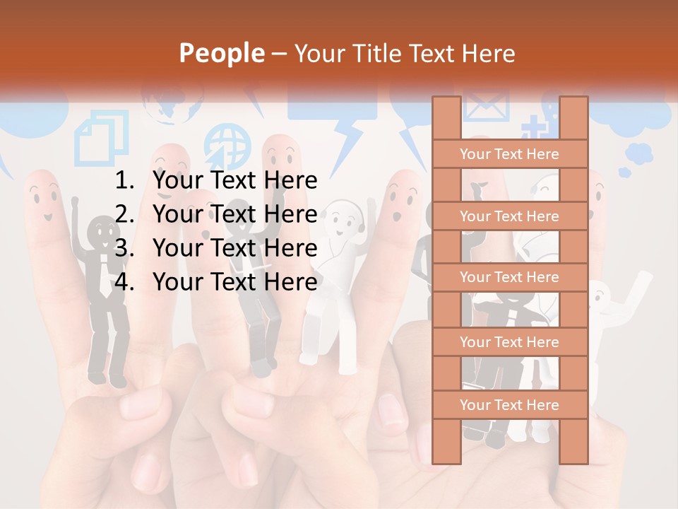 Team On Your Toes PowerPoint Template