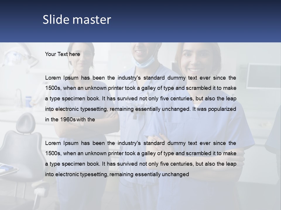 Team Of Dentists PowerPoint Template