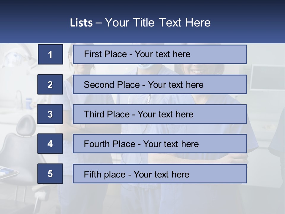 Team Of Dentists PowerPoint Template