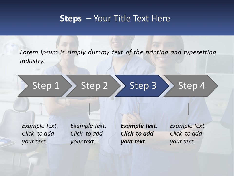 Team Of Dentists PowerPoint Template