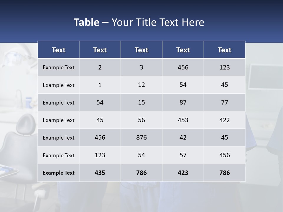 Team Of Dentists PowerPoint Template