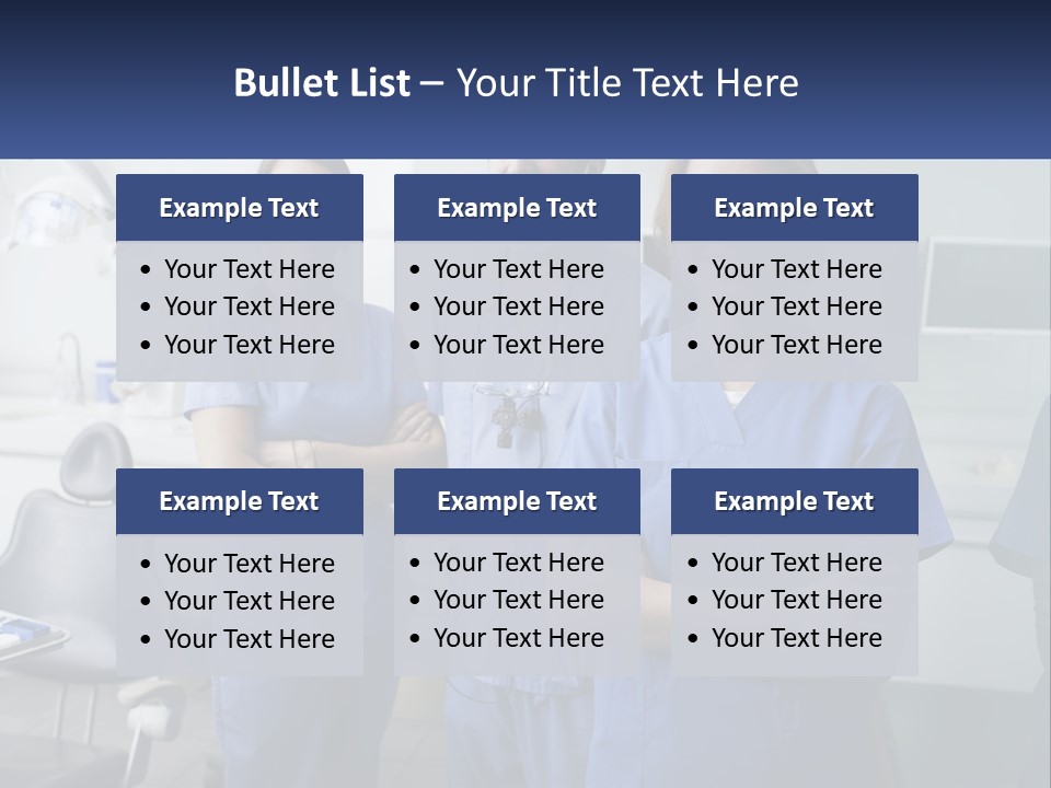 Team Of Dentists PowerPoint Template