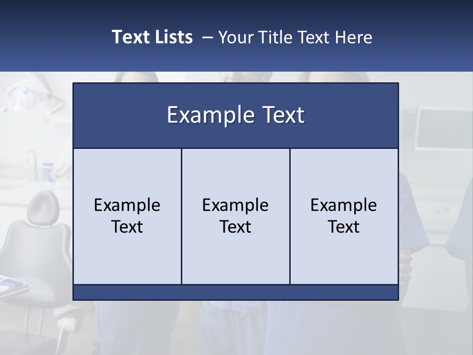 Team Of Dentists PowerPoint Template