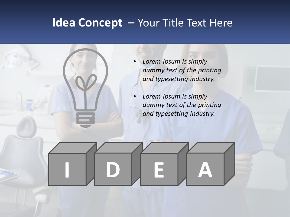 Team Of Dentists PowerPoint Template