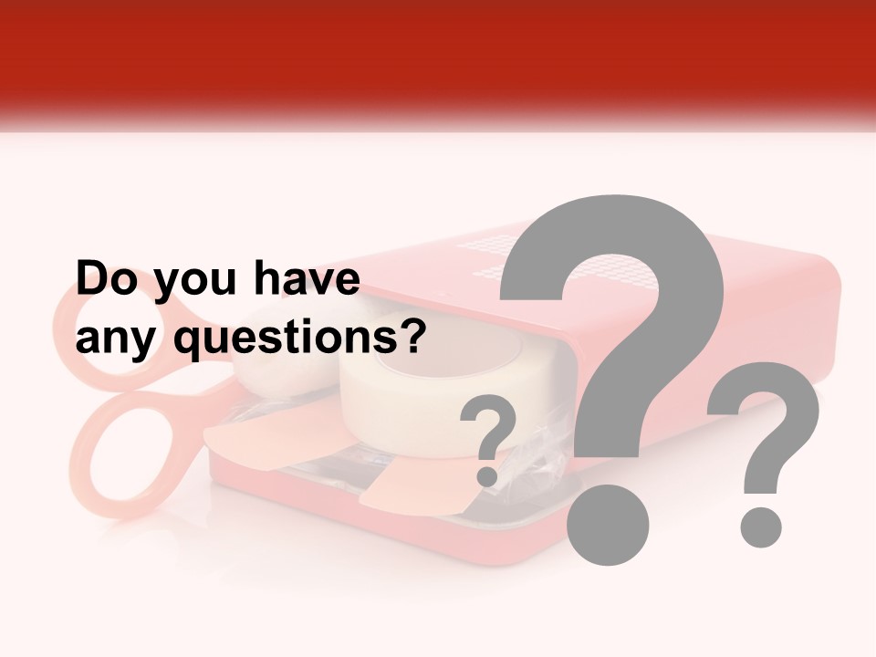 Home First Aid Kit PowerPoint Template