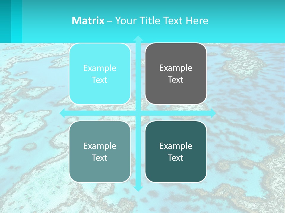 Stock Foto Islands In The Sea From A Height PowerPoint Template