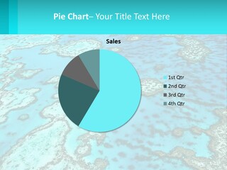 Stock Foto Islands In The Sea From A Height PowerPoint Template