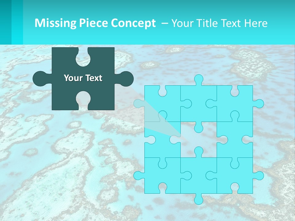 Stock Foto Islands In The Sea From A Height PowerPoint Template