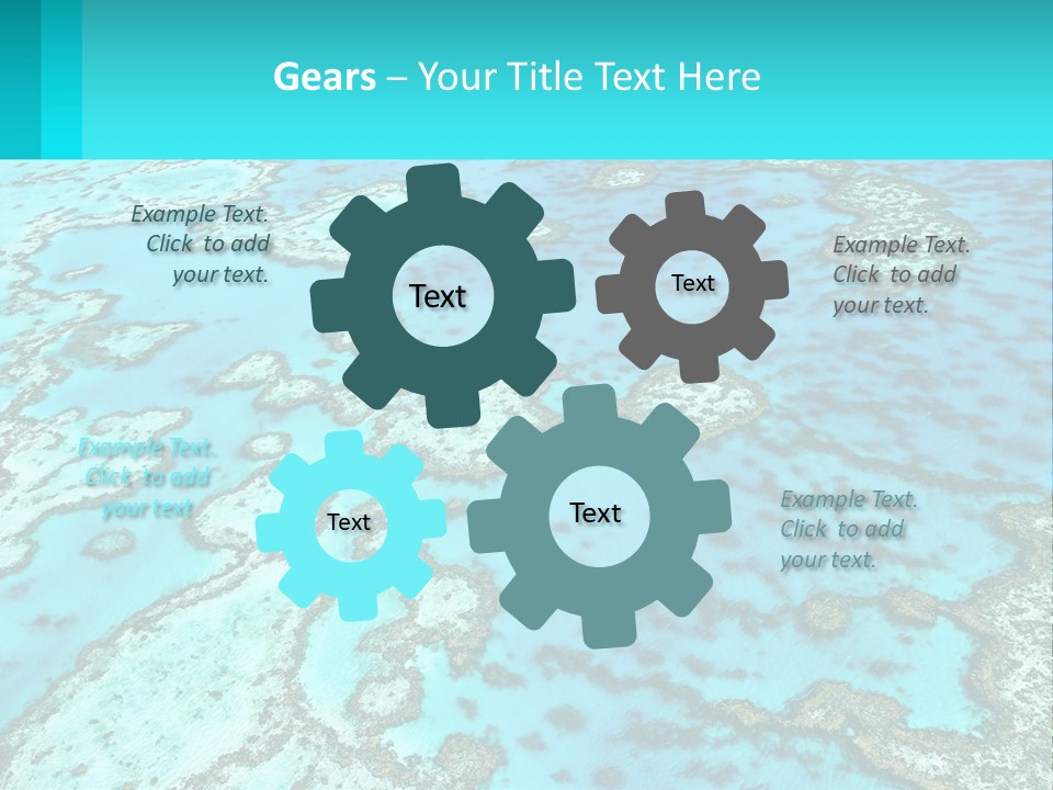 Stock Foto Islands In The Sea From A Height PowerPoint Template