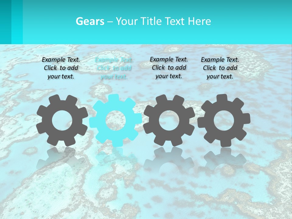 Stock Foto Islands In The Sea From A Height PowerPoint Template