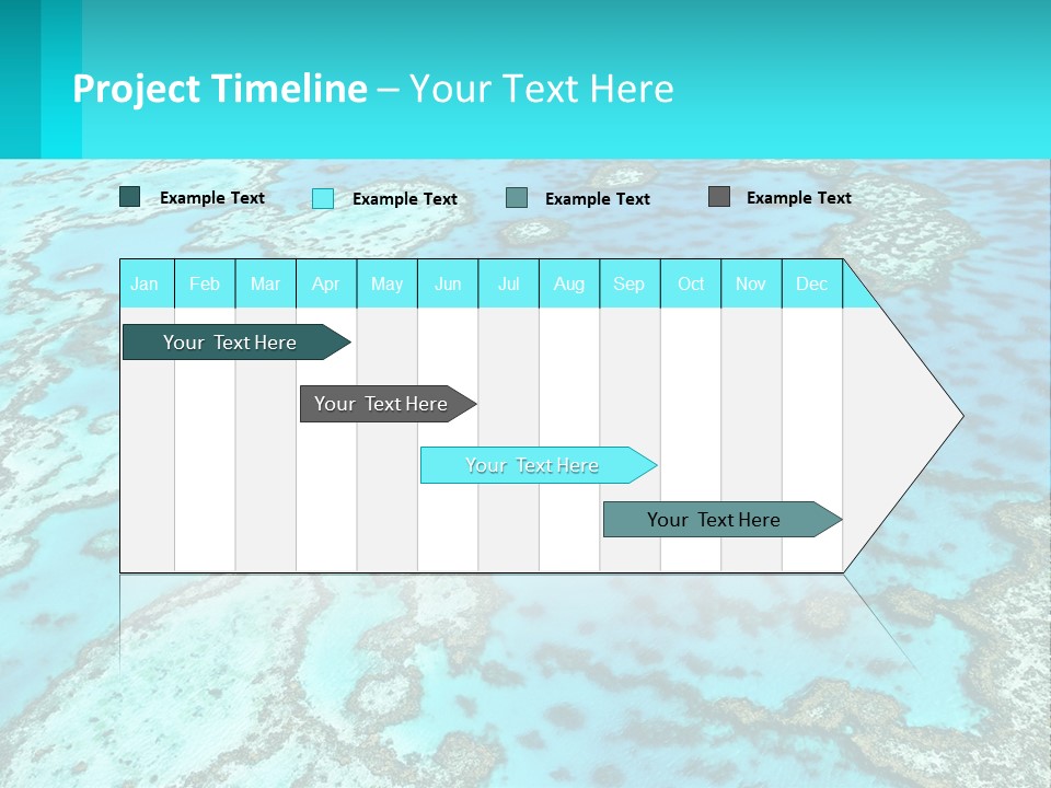 Stock Foto Islands In The Sea From A Height PowerPoint Template