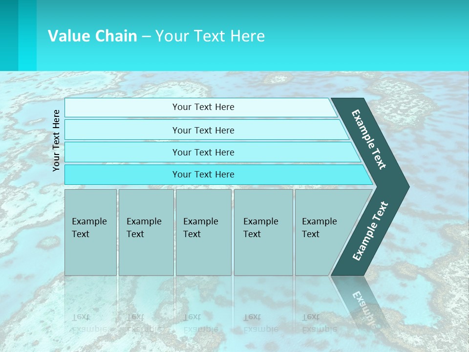 Stock Foto Islands In The Sea From A Height PowerPoint Template