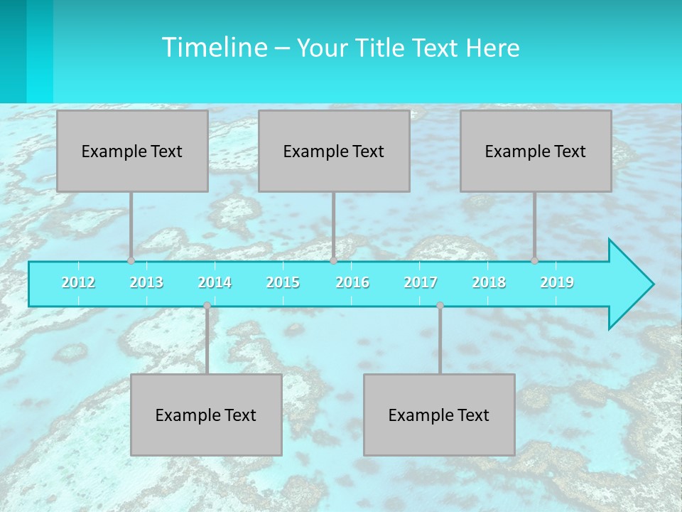 Stock Foto Islands In The Sea From A Height PowerPoint Template