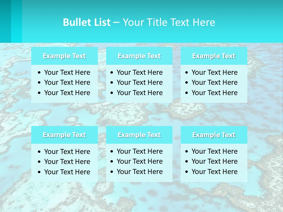 Stock Foto Islands In The Sea From A Height PowerPoint Template
