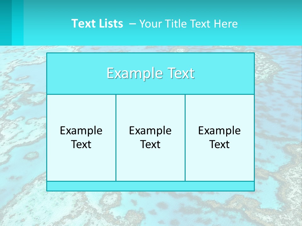 Stock Foto Islands In The Sea From A Height PowerPoint Template