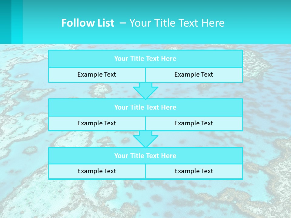 Stock Foto Islands In The Sea From A Height PowerPoint Template