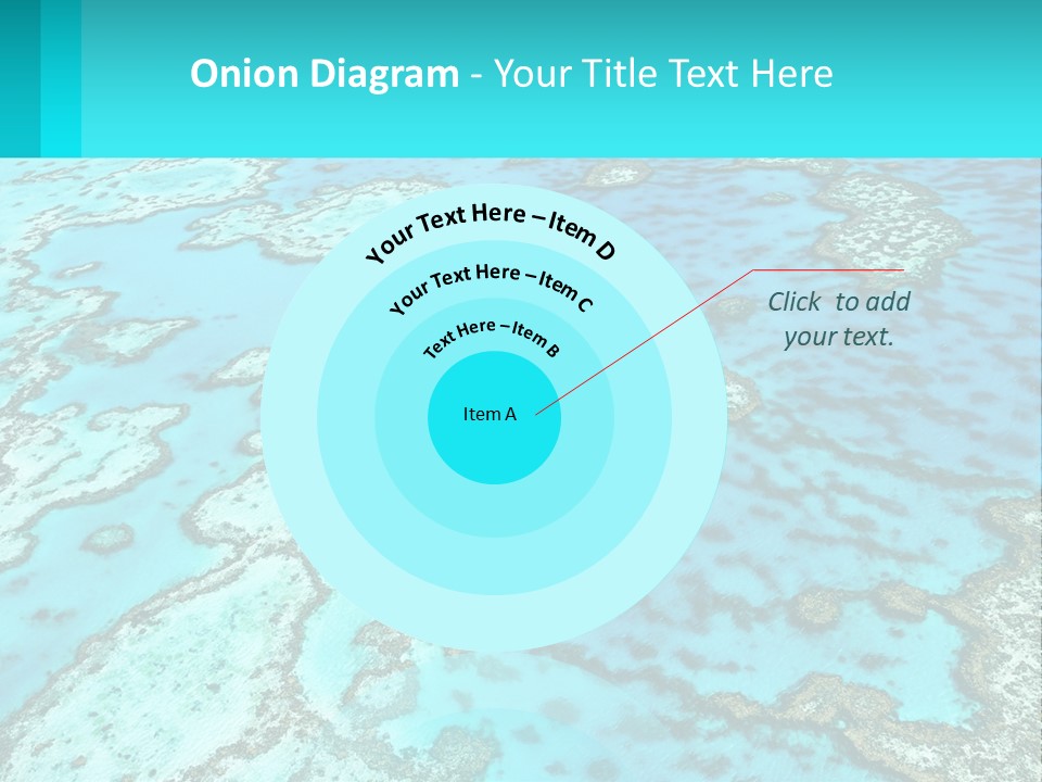 Stock Foto Islands In The Sea From A Height PowerPoint Template