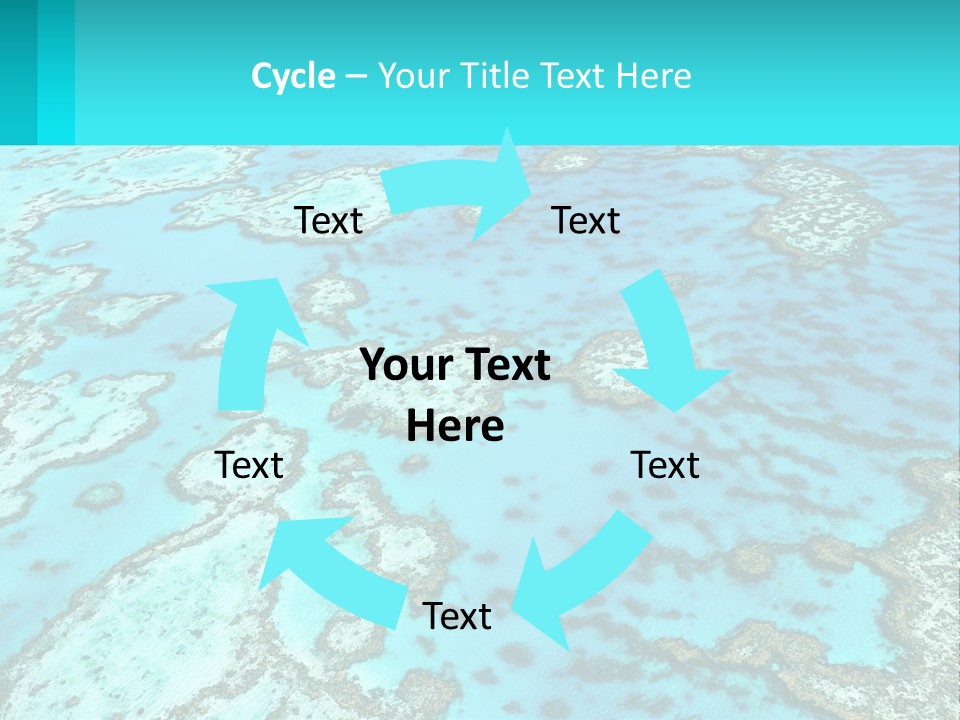 Stock Foto Islands In The Sea From A Height PowerPoint Template