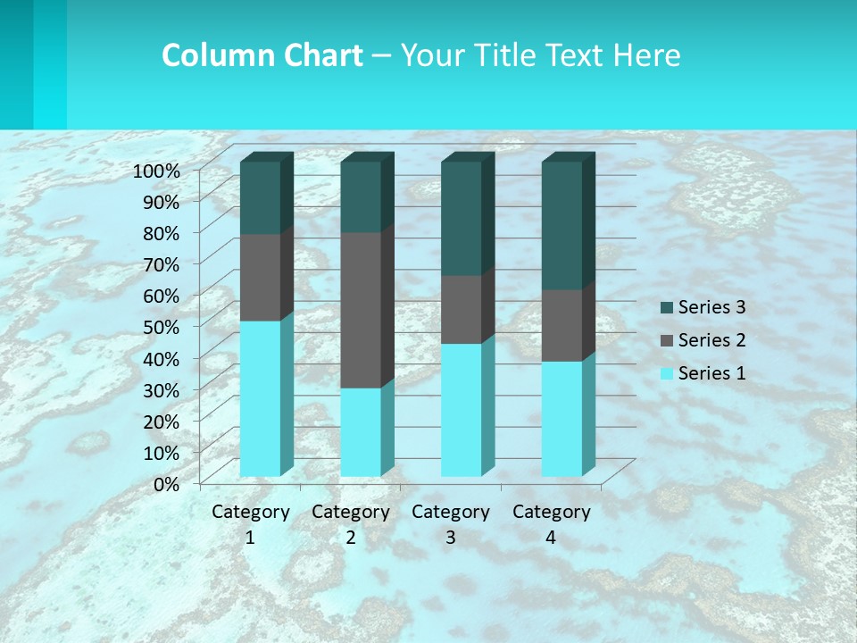 Stock Foto Islands In The Sea From A Height PowerPoint Template