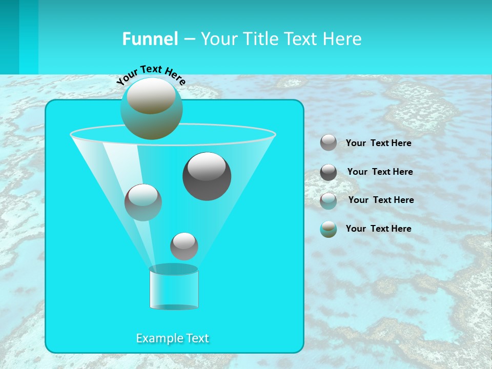 Stock Foto Islands In The Sea From A Height PowerPoint Template