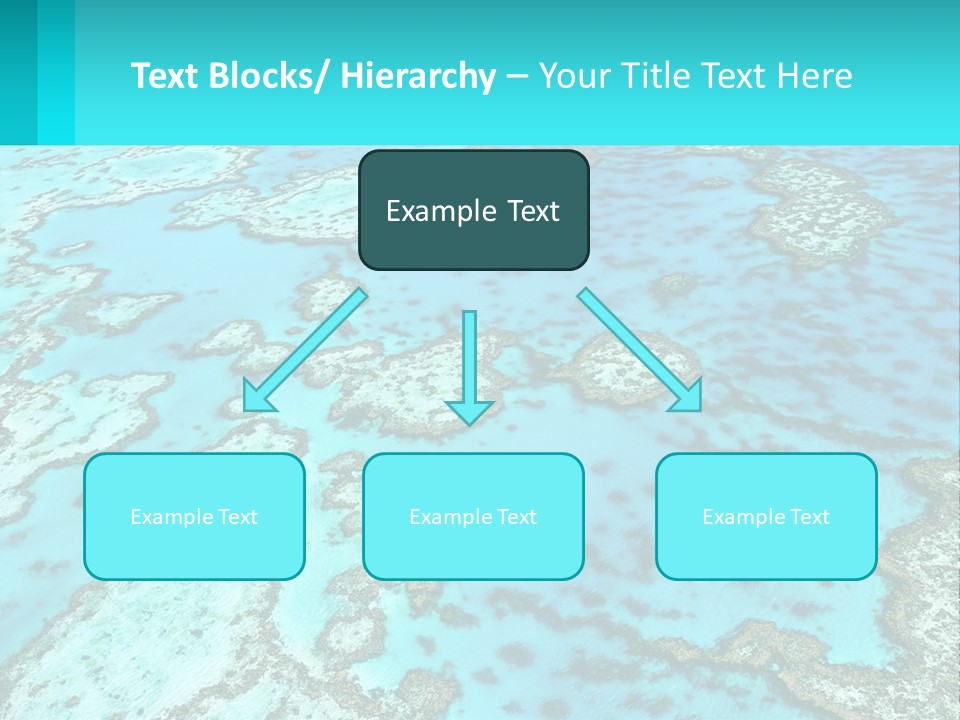 Stock Foto Islands In The Sea From A Height PowerPoint Template