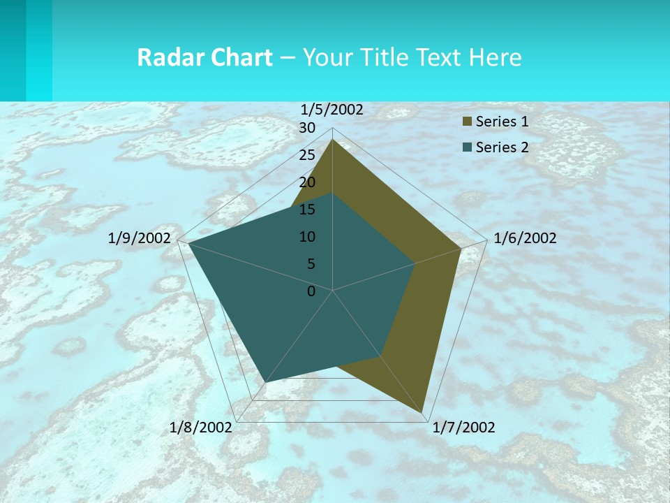 Stock Foto Islands In The Sea From A Height PowerPoint Template