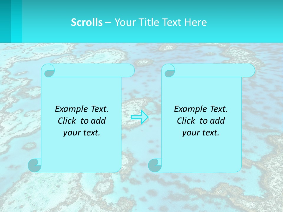 Stock Foto Islands In The Sea From A Height PowerPoint Template