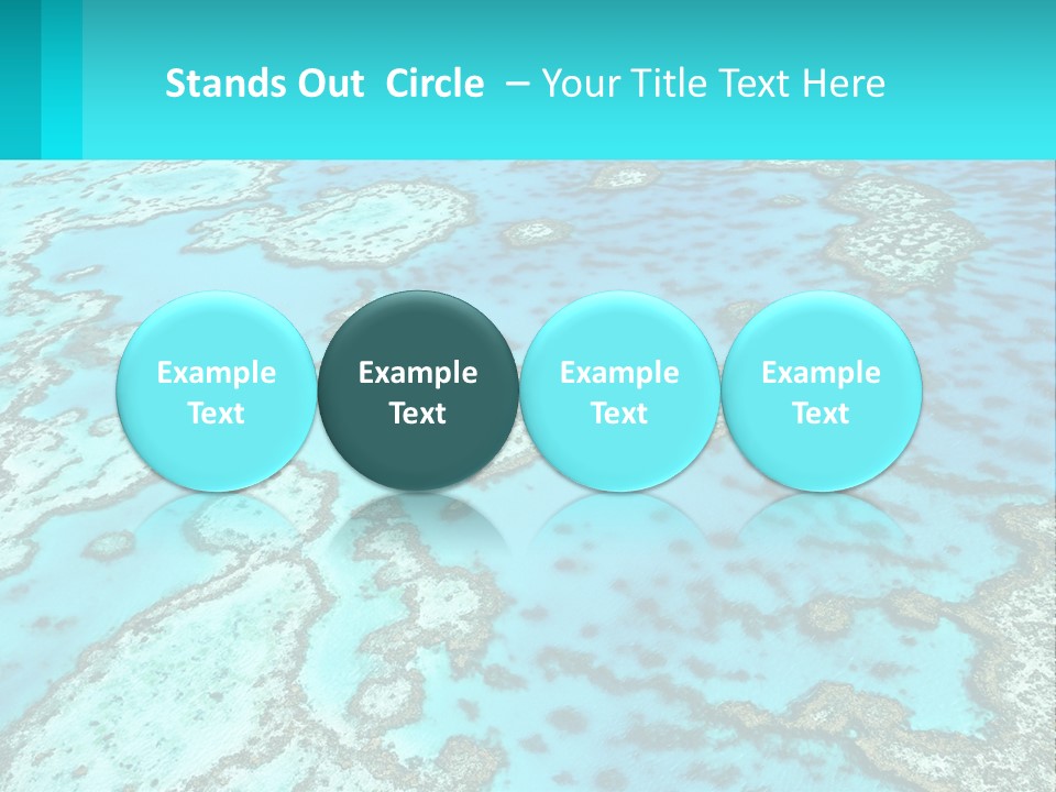 Stock Foto Islands In The Sea From A Height PowerPoint Template