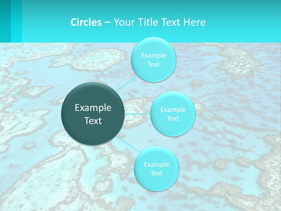 Stock Foto Islands In The Sea From A Height PowerPoint Template