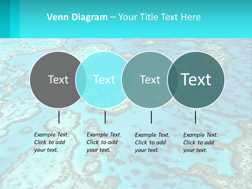 Stock Foto Islands In The Sea From A Height PowerPoint Template