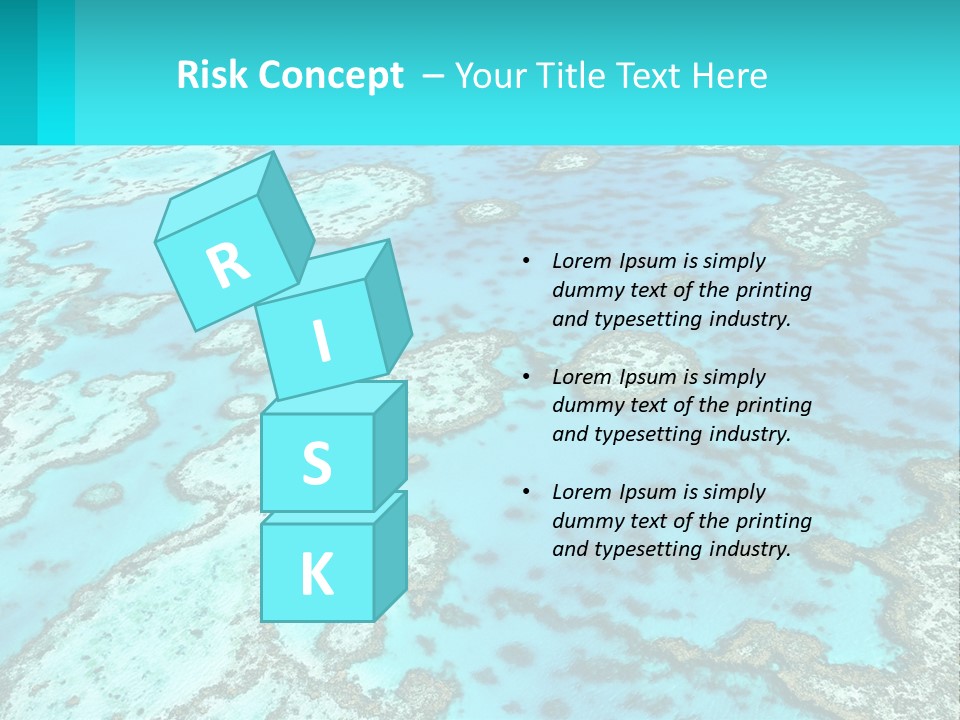 Stock Foto Islands In The Sea From A Height PowerPoint Template