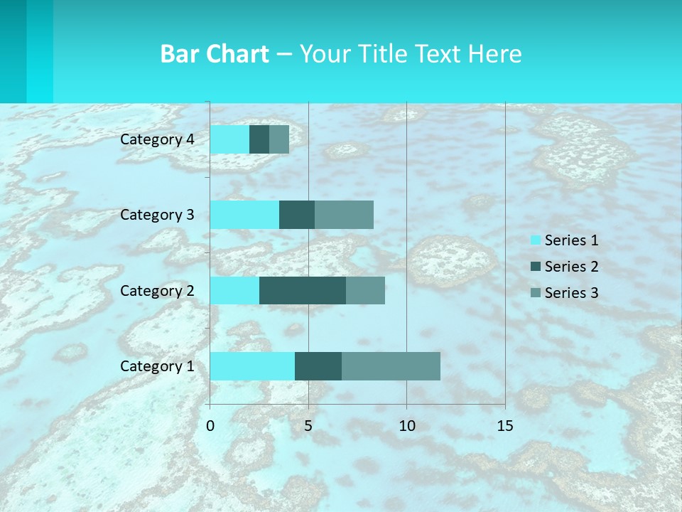 Stock Foto Islands In The Sea From A Height PowerPoint Template