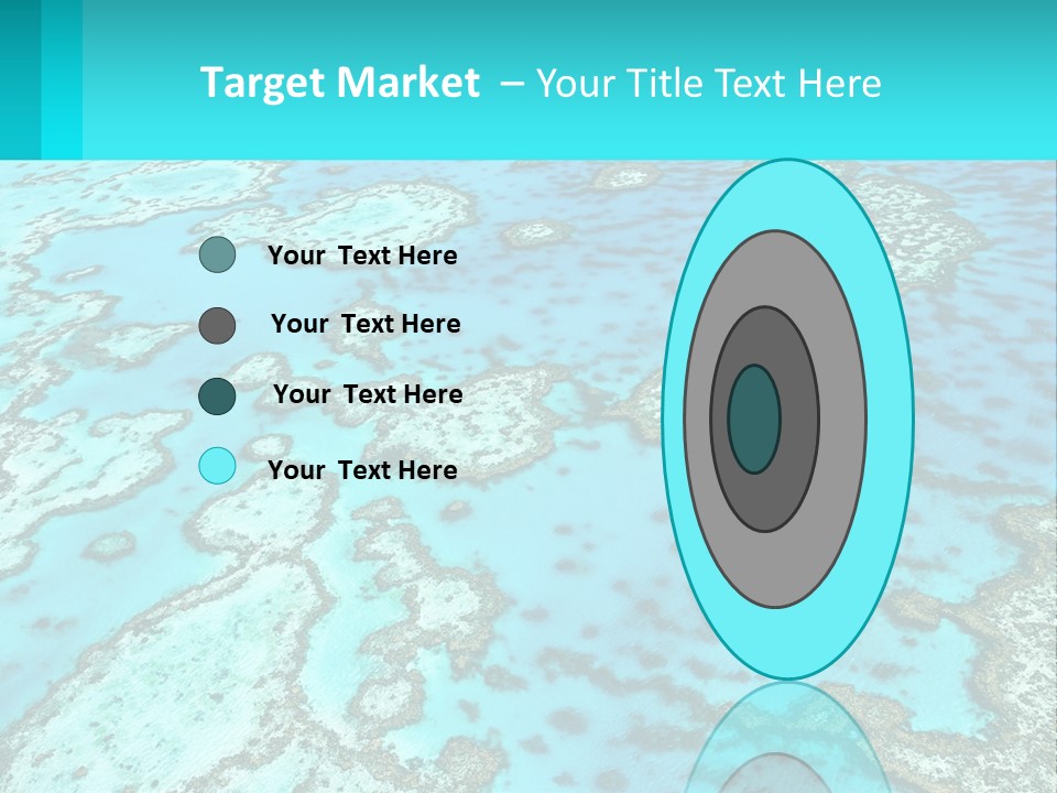 Stock Foto Islands In The Sea From A Height PowerPoint Template