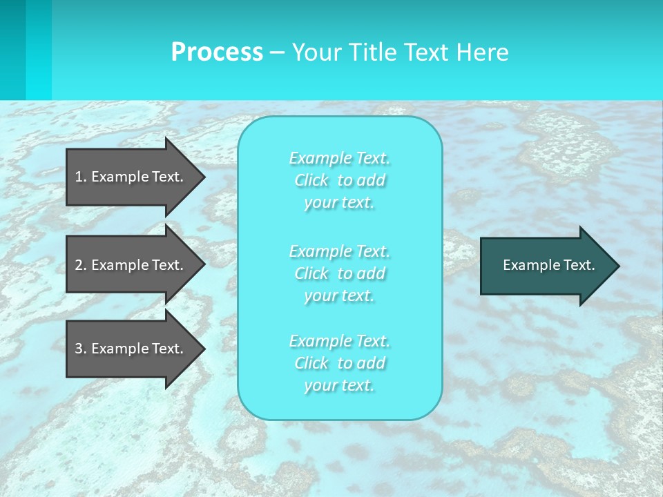 Stock Foto Islands In The Sea From A Height PowerPoint Template