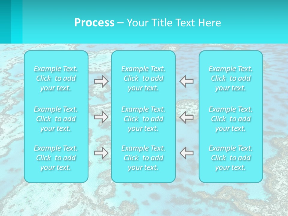 Stock Foto Islands In The Sea From A Height PowerPoint Template